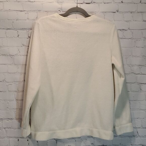 White Stage cream Santa fleece - Picture 4 of 4